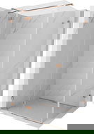 Mexen Lunar T лява врата за душ кабина 135 x 110 см, прозрачна, полиран мед - 834T-135-110-65-00-L