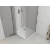 Mexen Roma плъзгаща се душ кабина 70 x 70 см, прозрачна, хром + поддушник Flat