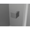 Mexen Lunar T лява отваряща се душ кабина 120 x 90 см, прозрачна, сив матов - 834T-120-090-66-00-L