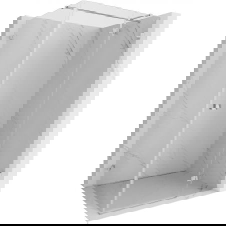 Mexen Lunar T душ кабина с врата вдясно 110 x 100 см, прозрачна, хром - 834T-110-100-01-00-P
