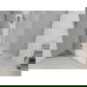 Mexen Roma душ кабина отваряне 110 x 80 см, прозрачен, хром + душ корито Flat - 854-110-080-01-00-4010