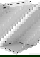 Mexen Lunar T лява врата на душ кабина 120 x 80 cm, прозрачна, черна - 834T-120-080-70-00-L