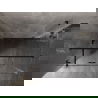 Mexen Lunar T ляво отваряема душкабина 135 x 80 см, прозрачна, черна - 834T-135-080-70-00-L
