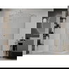 Mexen Roma душ кабина отваряем 120 x 100 см, прозрачен, хром + поддушово Flat - 854-120-100-01-00-4010