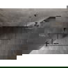 Mexen Lunar T лява разтваряема душ кабина 120 x 120 см, прозрачна, четка Gun gray - 834T-120-120-66-00-L