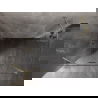 Mexen Lunar лява отваряема душкабина 95 x 80 см, прозрачна, златисто матирана - 834-095-080-55-00-L