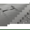 Mexen Lunar T душ кабина, лява 140 x 70 см, прозрачна, gun metal - 834T-140-070-95-00-L