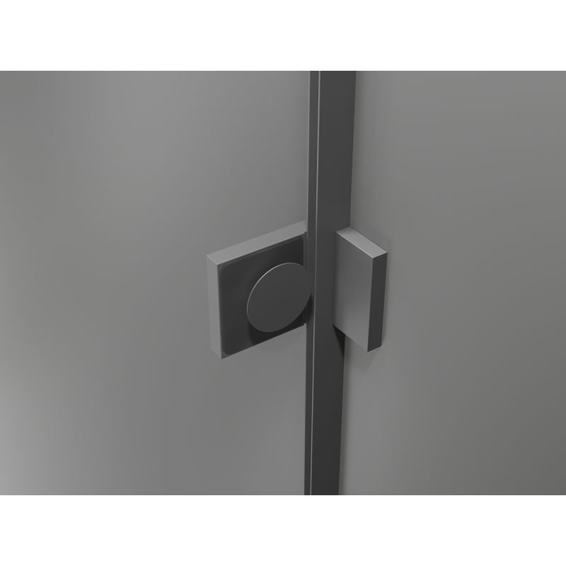 Mexen Lunar T лява душ кабина от 140 x 70 см, прозрачна, gun metal - 834T-140-070-95-00-L