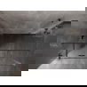 Mexen Lunar T лява душ кабина тип пантограф 110 x 90 см, прозрачна, gun metal - 834T-110-090-95-00-L