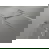 Mexen Lunar T лява душ кабина с врата 110 x 70 см, прозрачна, матиран никел - 834T-110-070-97-00-L