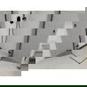 Mexen Roma Duo сгъваема душ кабина 90 x 90 см, прозрачна, черна - 854-090-090-70-00-02