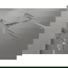 Mexen Lunar T лява врата за душ кабина 110 x 80 cm, прозрачен, матиран никел - 834T-110-080-97-00-L