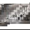 Mexen Lunar T душ кабина врата лява 130 x 80 см, прозрачна, четкан никел - 834T-130-080-97-00-L