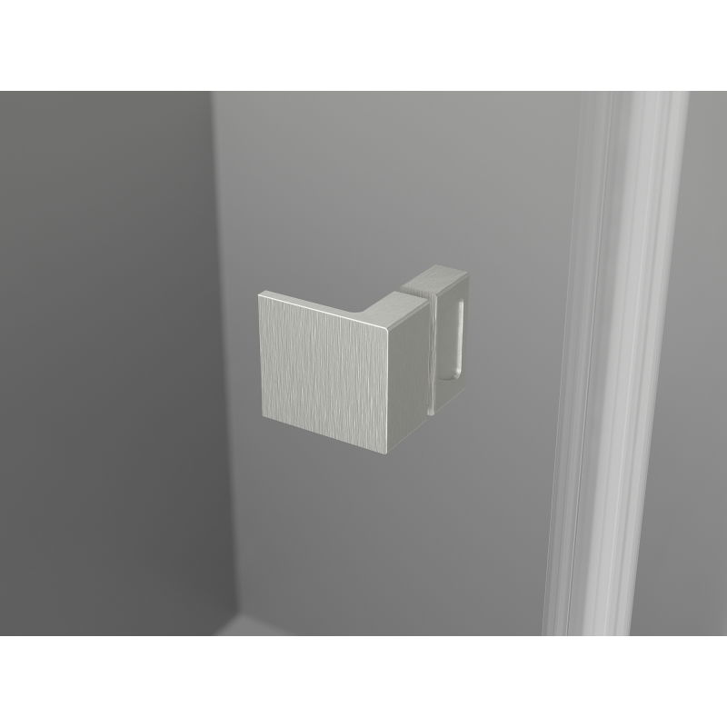 Mexen Lunar T лява отваряща се душ кабина 120 x 100 см, прозрачна, матиран никел - 834T-120-100-97-00-L