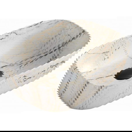 Mexen Rita плот за мивка 45 x 32 см, бежов камък - 21084592