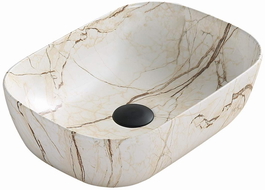 Mexen Rita плот за мивка 45 x 32 см, бежов камък - 21084592