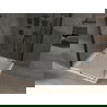 Mexen Omega душ кабина плъзгаща 100 x 100 см, прозрачна, черна + подстилка Flat, бяла - 825-100-100-70-00-4010B
