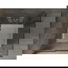 Mexen Omega плъзгаща се душ кабина 100 x 100 см, графит, хром + корито Flat, бяло - 825-100-100-01-40-4010