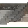 Mexen Omega душ кабина с плъзгаща се врата 100 x 100 см, прозрачна, хром + поддън Flat - 825-100-100-01-00-4010