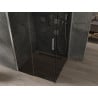 Mexen Omega плъзгаща се душ кабина 100 x 100 см, графит, хром - 825-100-100-01-40