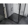 Mexen Apia плъзгаща се душ кабина 90 x 90 см, прозрачна, черна - 840-090-090-70-00