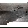 Mexen Lunar кабина за душ с отваряща се врата лява 85 x 70 см, прозрачно, четка Gun Gray - 834-085-070-66-00-L