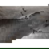 Mexen Lunar душ кабина, врата лява 80 x 80 см, прозрачна, четка сив пистолет - 834-080-080-66-00-L