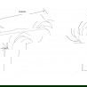 Mexen Royo DF40 душов комплект, бял - 72214DF40-20