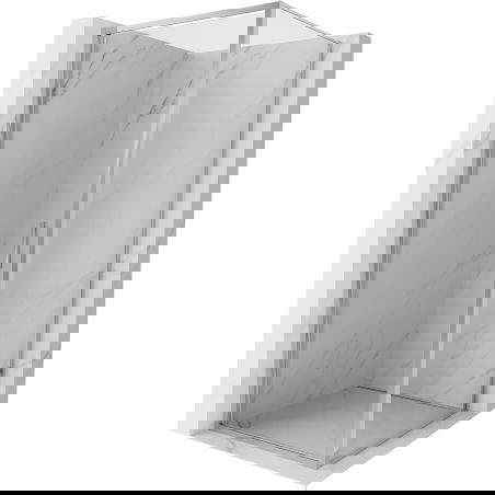 Mexen Exo Душ кабина с врата 95 x 95 см, прозрачна, хром - 817-095-095-01-00