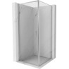 Mexen Exo-B отваряема душ кабина 95 x 95 см, прозрачна, хром - 817-095-095-01-00