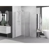 Mexen Exo-B отваряема душ кабина 95 x 95 см, прозрачна, хром - 817-095-095-01-00