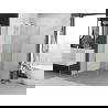 Mexen Exo кабина душова с врата 95 x 95 cm, прозрачна, хром - 817-095-095-01-00