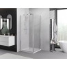 Mexen Exo-B отваряема душ кабина 95 x 95 см, прозрачна, хром - 817-095-095-01-00
