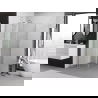 Mexen Exo плъзгаща се душ кабина 95 x 95 см, прозрачно, хром - 8151-095-095-01-00