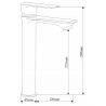 Mexen Royo DF05 комплект за душ, хром - 72214DF05-00