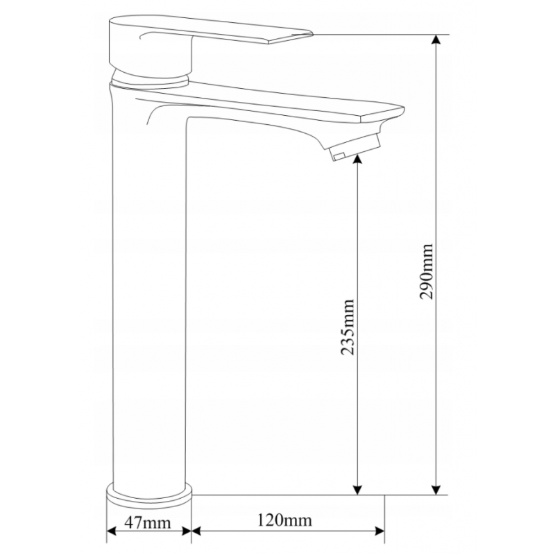 Mexen Royo DQ45 комплект за вана, хром - 72213DQ45-00
