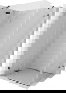 Mexen Lunar душ кабина плъзгаща се лява 80 x 70 см, прозрачна, черна - 834-080-070-70-00-L