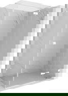 Mexen Lunar T плъзгаща се душ кабина дясна 135 x 80 см, прозрачна, бяла - 834T-135-080-20-00-P