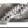 Mexen Lunar T душ кабина с врата, дясна 130 x 100 см, прозрачна, бяла - 834T-130-100-20-00-P