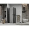 Mexen Lima душ кабина сгъваема 80 x 80 см, графит, хром - 856-080-080-01-40