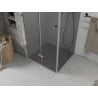 Mexen Lima душ кабина сгъваема 80 x 80 см, графит, хром - 856-080-080-01-40