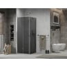 Mexen Lima сгъваема душ кабина 80 x 80 см, графит, хром - 856-080-080-01-40