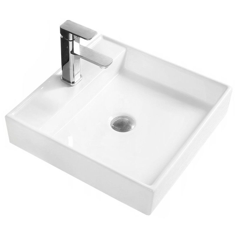 Mexen Blanca плот мивка 44 x 44 см, бяла - 21624400