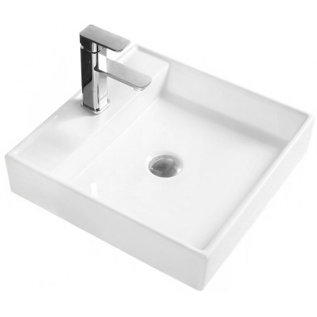 Mexen Blanca надплотно мивка 44 x 44 см, бяла - 21624400