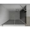 Mexen Lima сгъваема душ кабина 80 x 90 см, графит, хром - 856-080-090-01-40