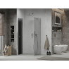 Mexen Lima сгъваем душ-кабина 80 x 100 см, графит, хром - 856-080-100-01-40