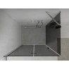 Mexen Lima сгъваем душ-кабина 80 x 100 см, графит, хром - 856-080-100-01-40