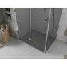 Mexen Lima Сгъваем душ кабина 90 x 70 см, графит, хром - 856-090-070-01-40