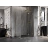 Mexen Lunar T душ кабина с врати вдясно 110 x 70 cm, прозрачна, златна - 834T-110-070-50-00-P