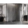 Mexen Lunar T душ кабина с врати вдясно 110 x 70 cm, прозрачна, златна - 834T-110-070-50-00-P